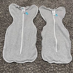 Two Newborn Love to Dream sleep sacks.